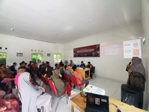 Sertu Saiful Bahri Hadiri Sosialisasi Pendidikan Pemilih di Desa Mubur