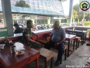 Sertu Saiful Bahri Kembali Lakukan Komsos Rutin di Bayat