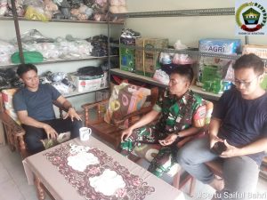 Kembali Lakukan Komsos di Desa Bayat, Sertu Saiful Bahri: Ini Kegiatan Rutin Babinsa