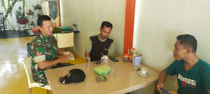 Babinsa dan Warga Selalu Kompak Jadi Prioritas Koptu Isnaeni Ketika Laksanakan Komsos