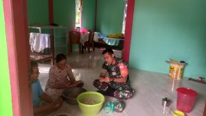 Tingkat Sinergitas, Serda Yusri Satria Komsos di Desa Putik