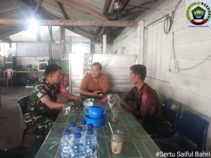 Masyarakat Binaan Sertu Saiful Bahri di Desa Bayat Kembali Mendapatkan Kunjungan Komsos