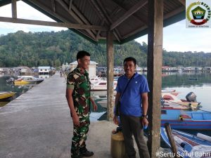 Komsos Rutin Dilaksanakan Sertu Saiful Bahri di Desa Mubur