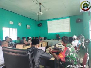 Babinsa Koramil 07/Palmatak Hadiri Rapat Ketahanan Pangan dan Pembentukan Koperasi Merah Putih di Desa Piasan