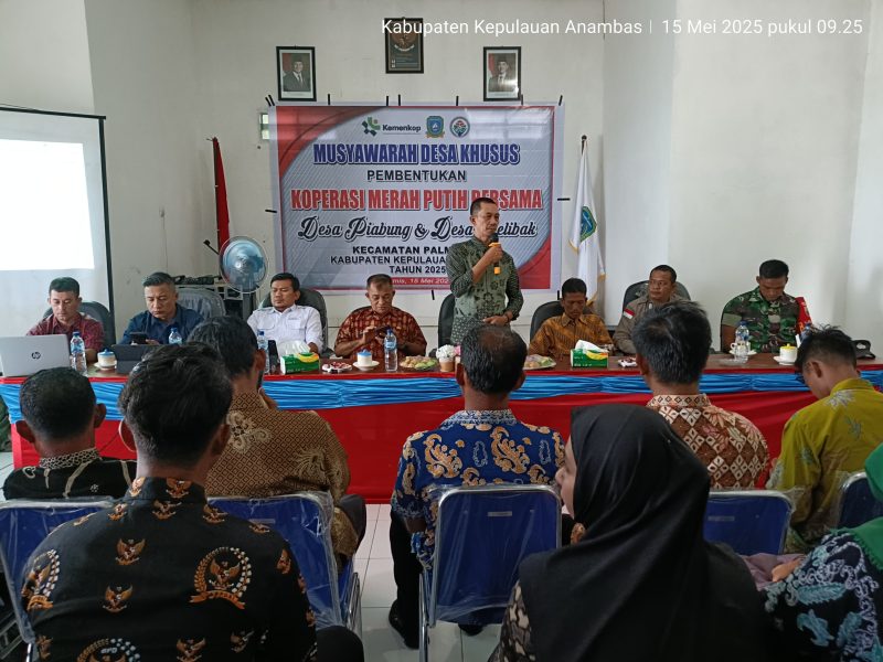 Serda Yusri Satria Hadiri Musdes Pembentukan Koperasi Merah Putih: Dorong Sinergi Ekonomi Antar Desa