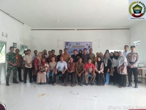 Sertu Saiful Bahri Hadiri Musyawarah Pembentukan Koperasi Merah Putih di Desa Mubur