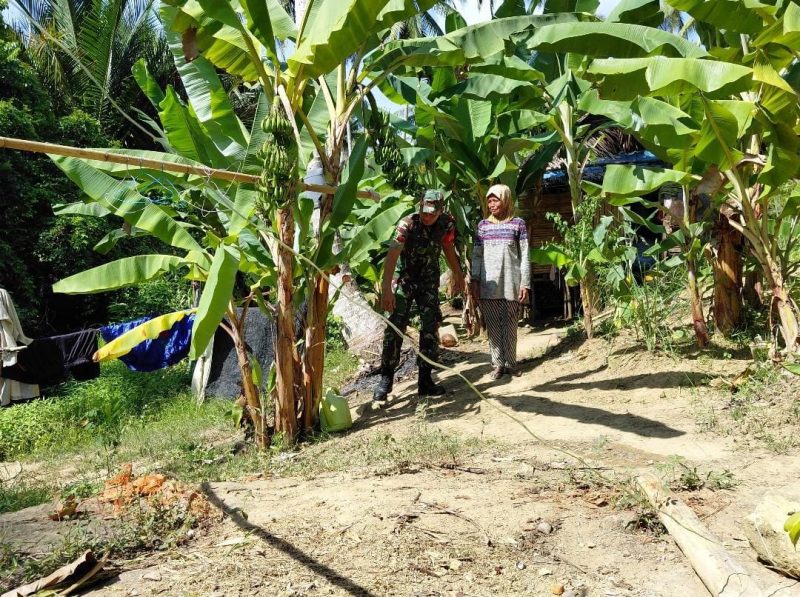 Tingkatkan Kedekatan dengan Warga, Babinsa Praka Robi Chairul Laksanakan Komsos di Desa Payamaram