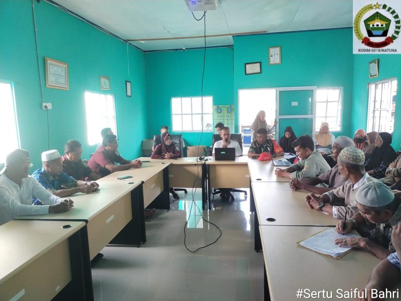 Babinsa Sertu Saiful Bahri Hadiri Musdes RKPDes 2026 di Desa Piasan