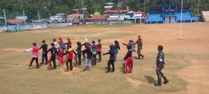 Serda Yusri Satria “Guncang” Lapangan Desa Ladan, Tempa Pra Paskibra dengan Disiplin Militer