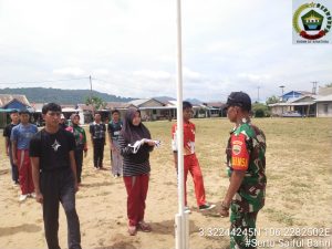 Sertu Saiful Bahri Tempa Pra Paskibra SMA N 1 Siantan Utara hingga Miliki Disiplin Baja