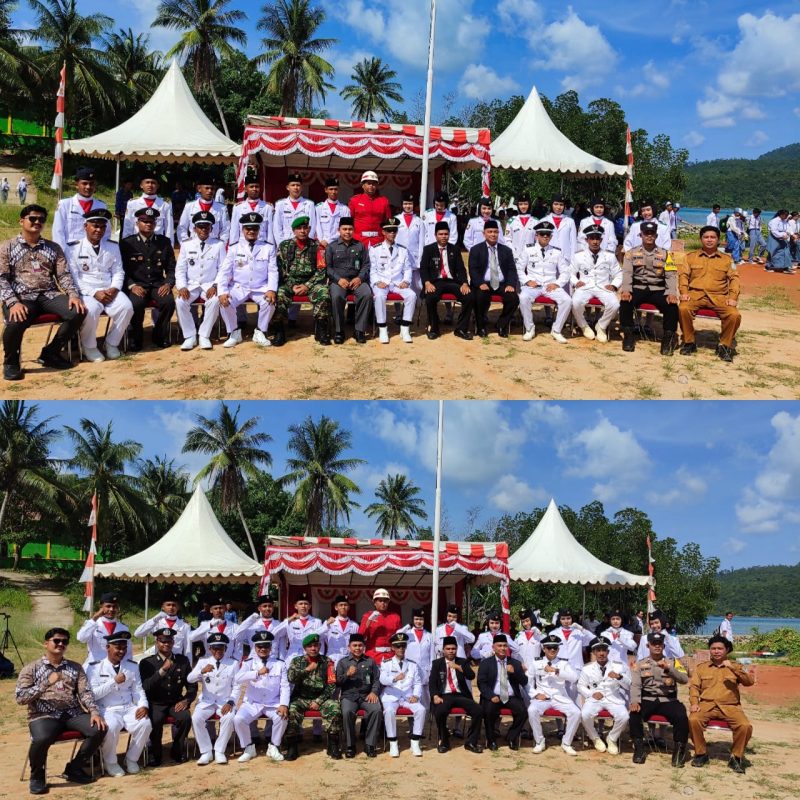 Sertu M. Hadi Pimpin Peran Strategis di Upacara HUT RI ke-80 Kecamatan Siantan Tengah