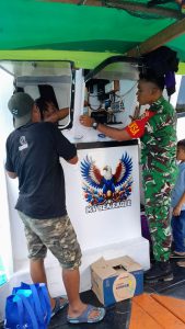 Serda Yusri Satria Eratkan Silaturahmi, Warga Piabung Merasa Dekat dengan TNI
