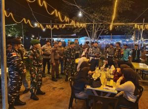 KORAMIL 02/TAREMPA BERSINERGIS AMANKAN TAREMPA DENGAN PATROLI GABUNGAN DALAM RANGKA HUT TNI KE-80